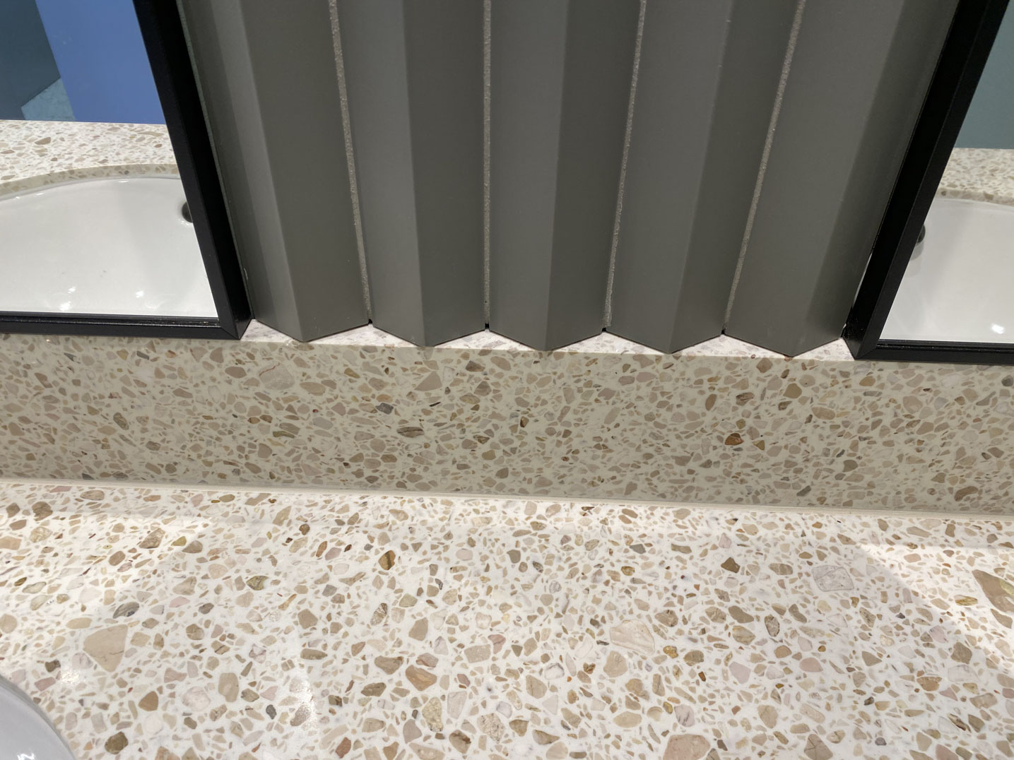 beige marble bathroom terrazzo tops