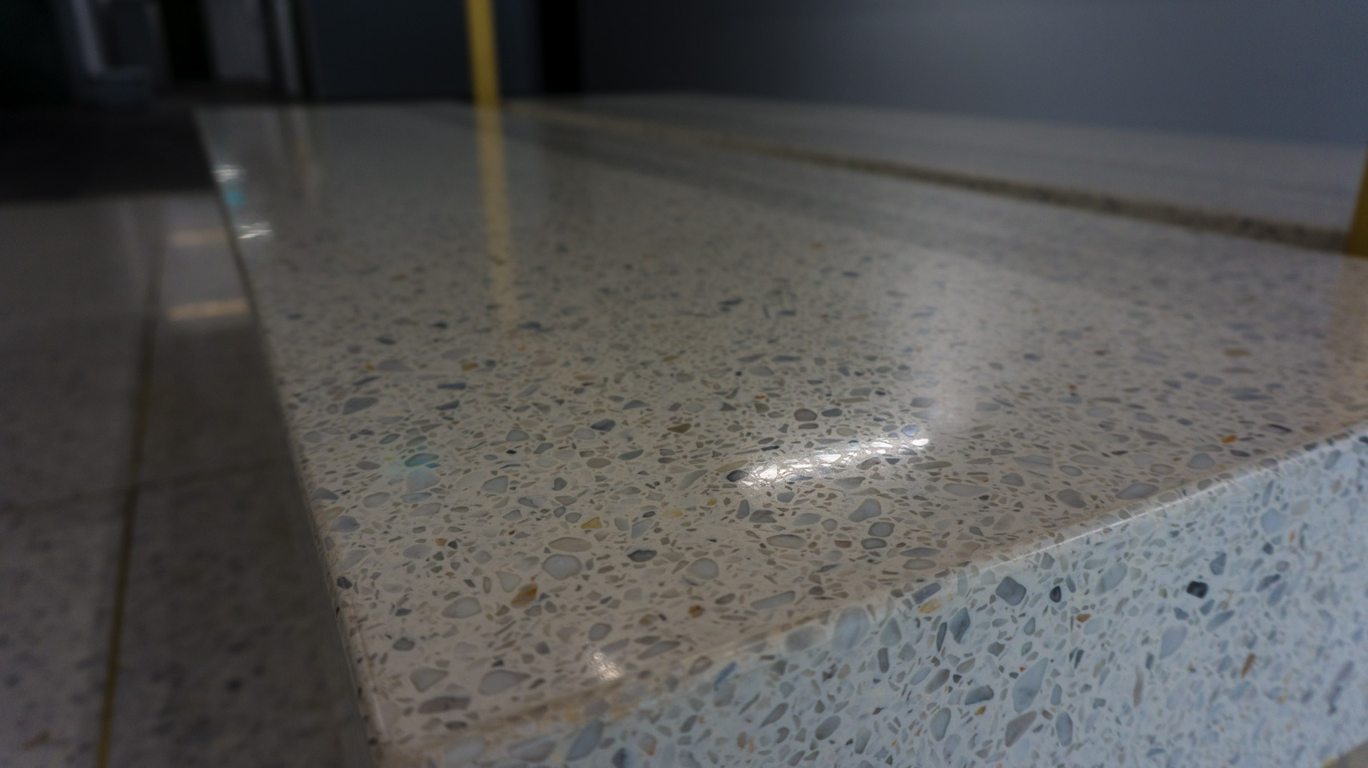 terrazzo bench detail