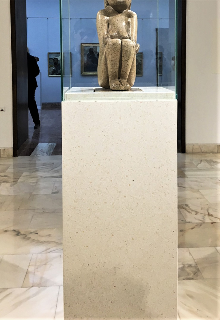 Brancusi's works at the Museum of Art Bucharest