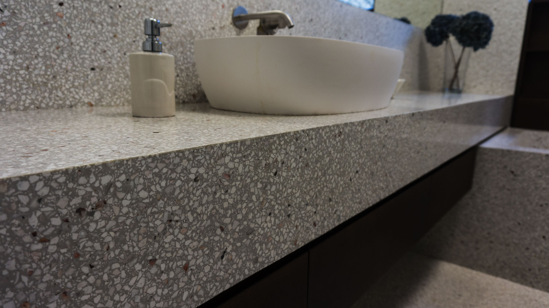 solid terrazzo countertops