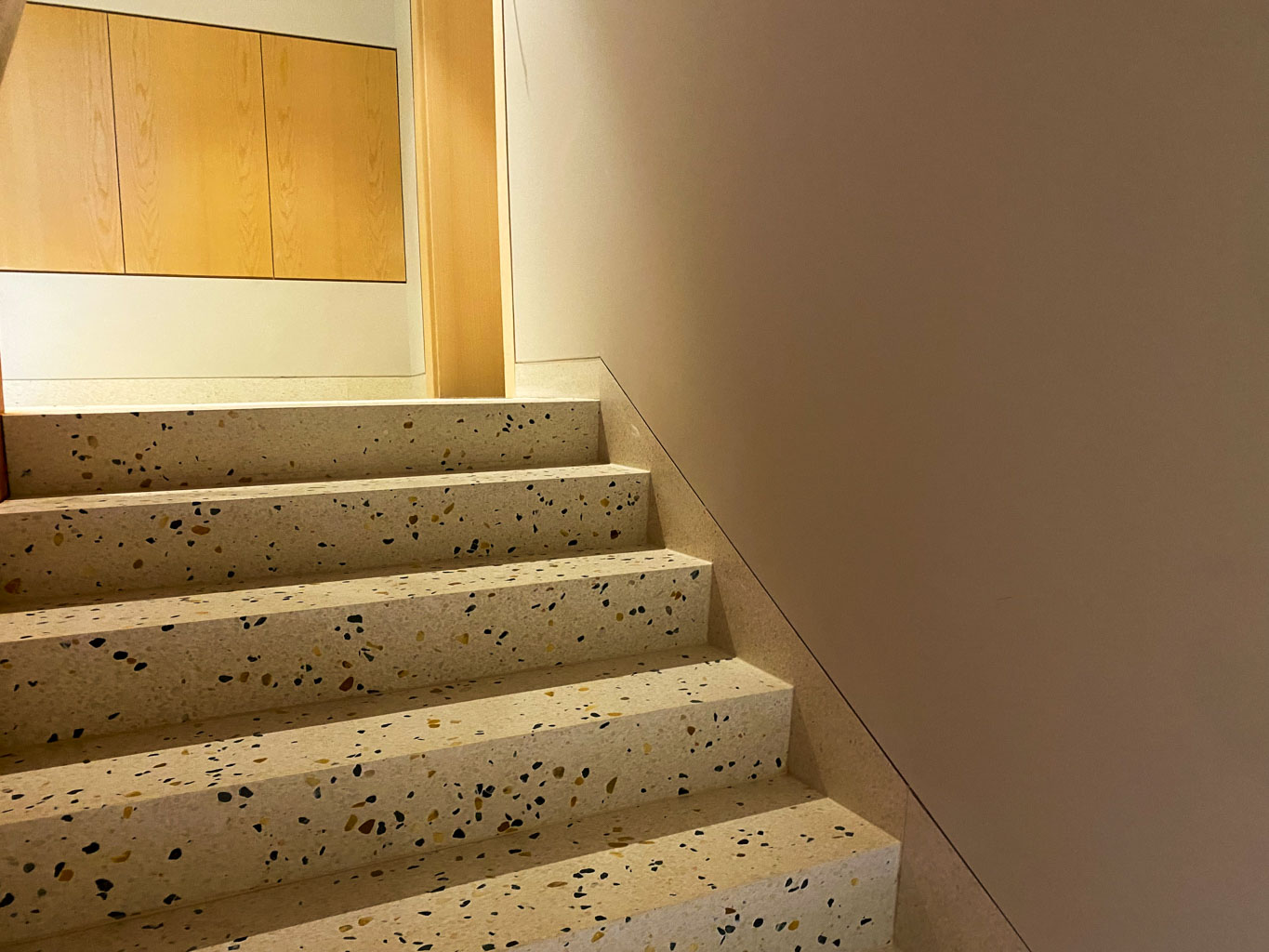 buildings with terrazzo stairs