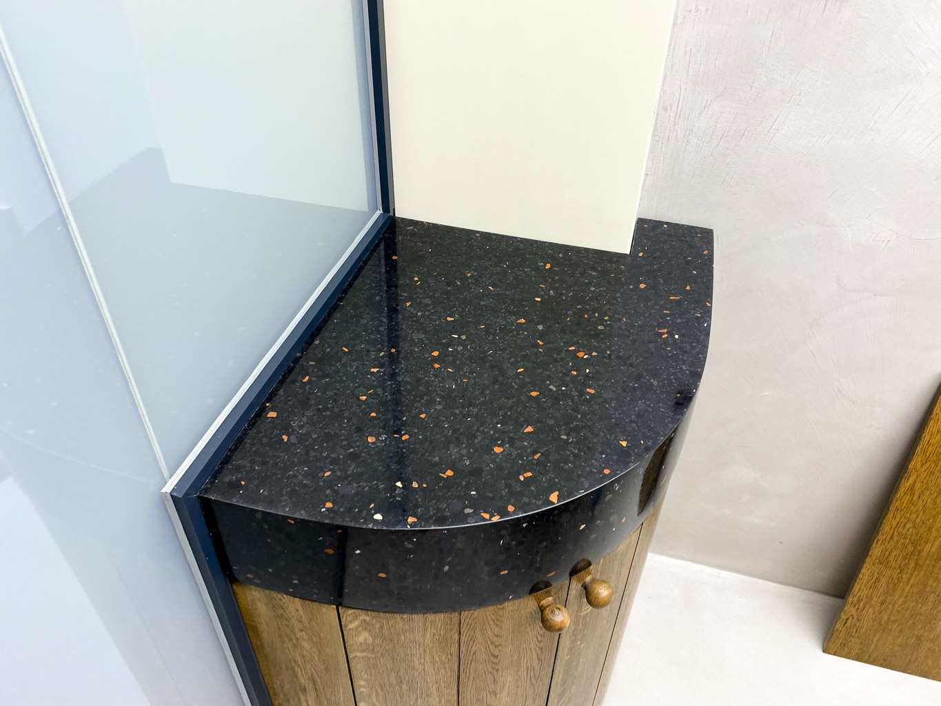 terrazzo bathroom cabinet