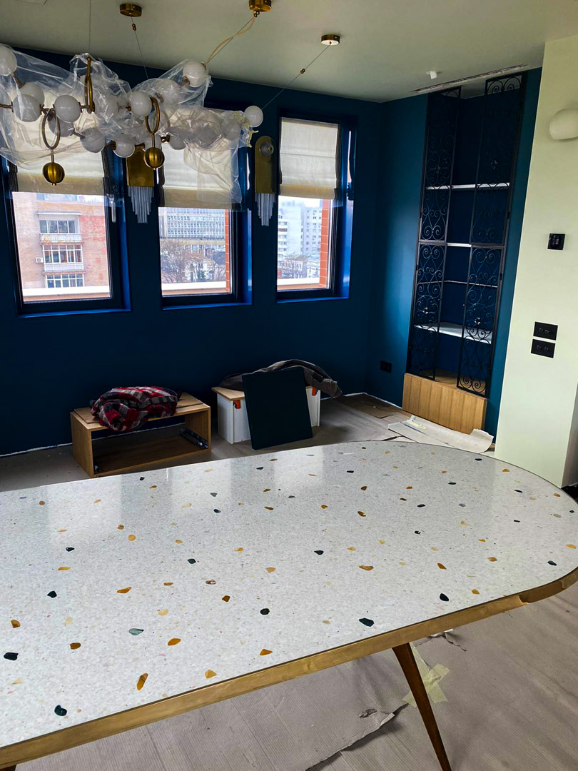 custom terrazzo table tops