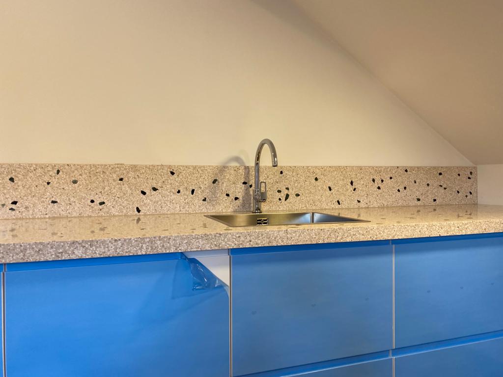 bespoke terrazzo kitchen worktop