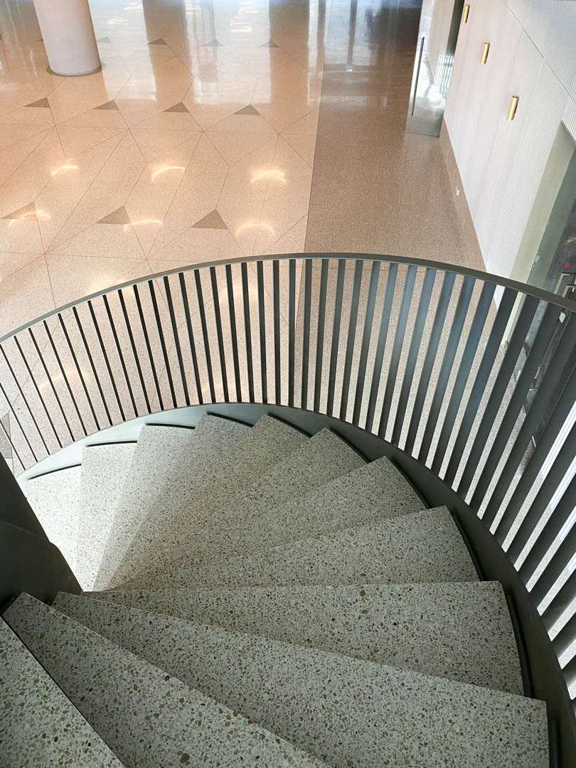 epoxy precast terrazzo stair