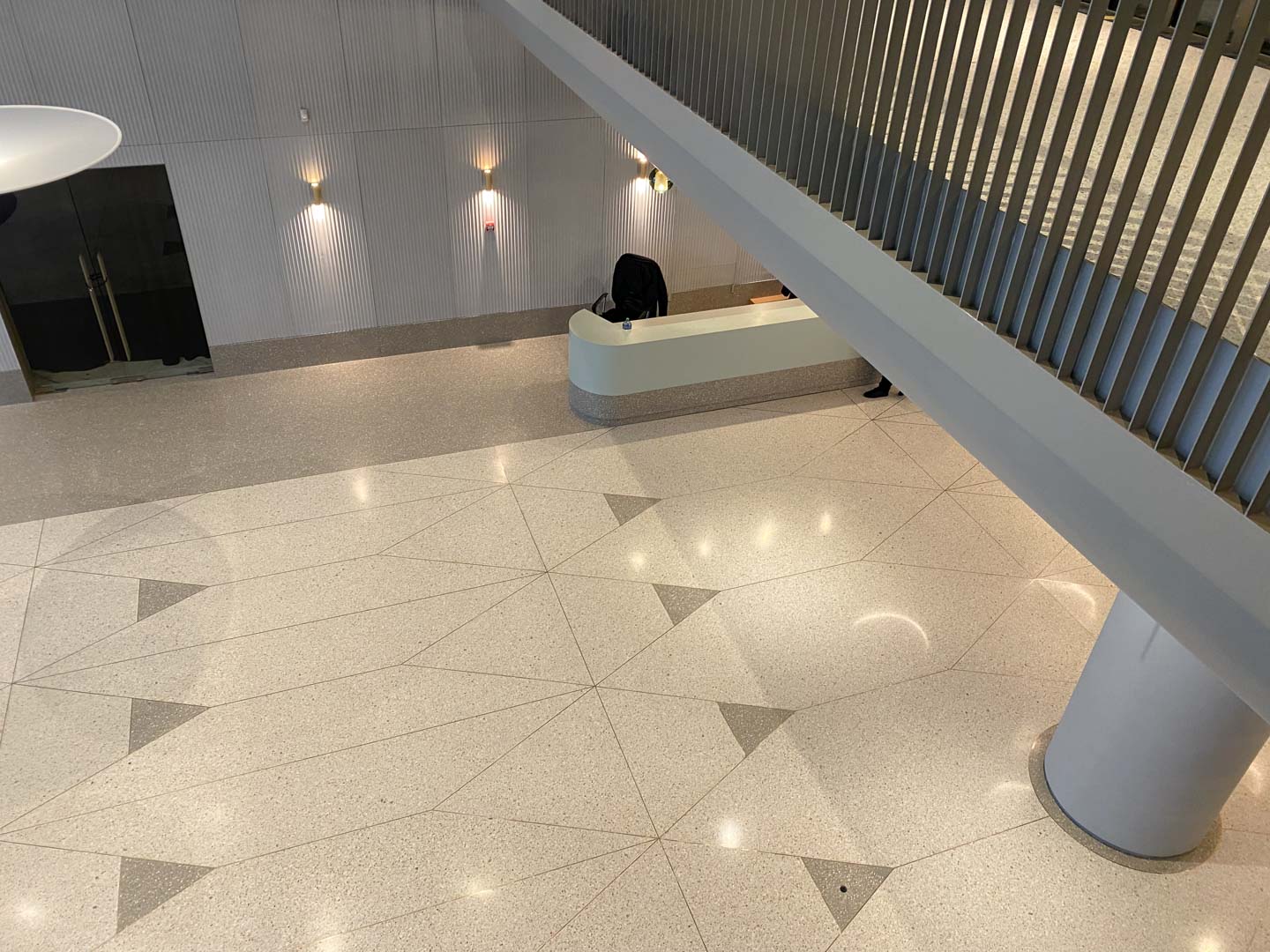 terrazzo in office buildings