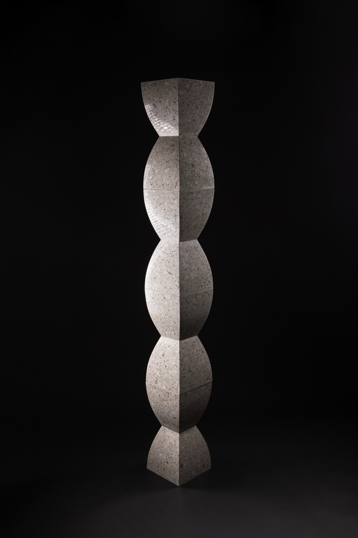 Brancusi Endless Column made with terrazzo