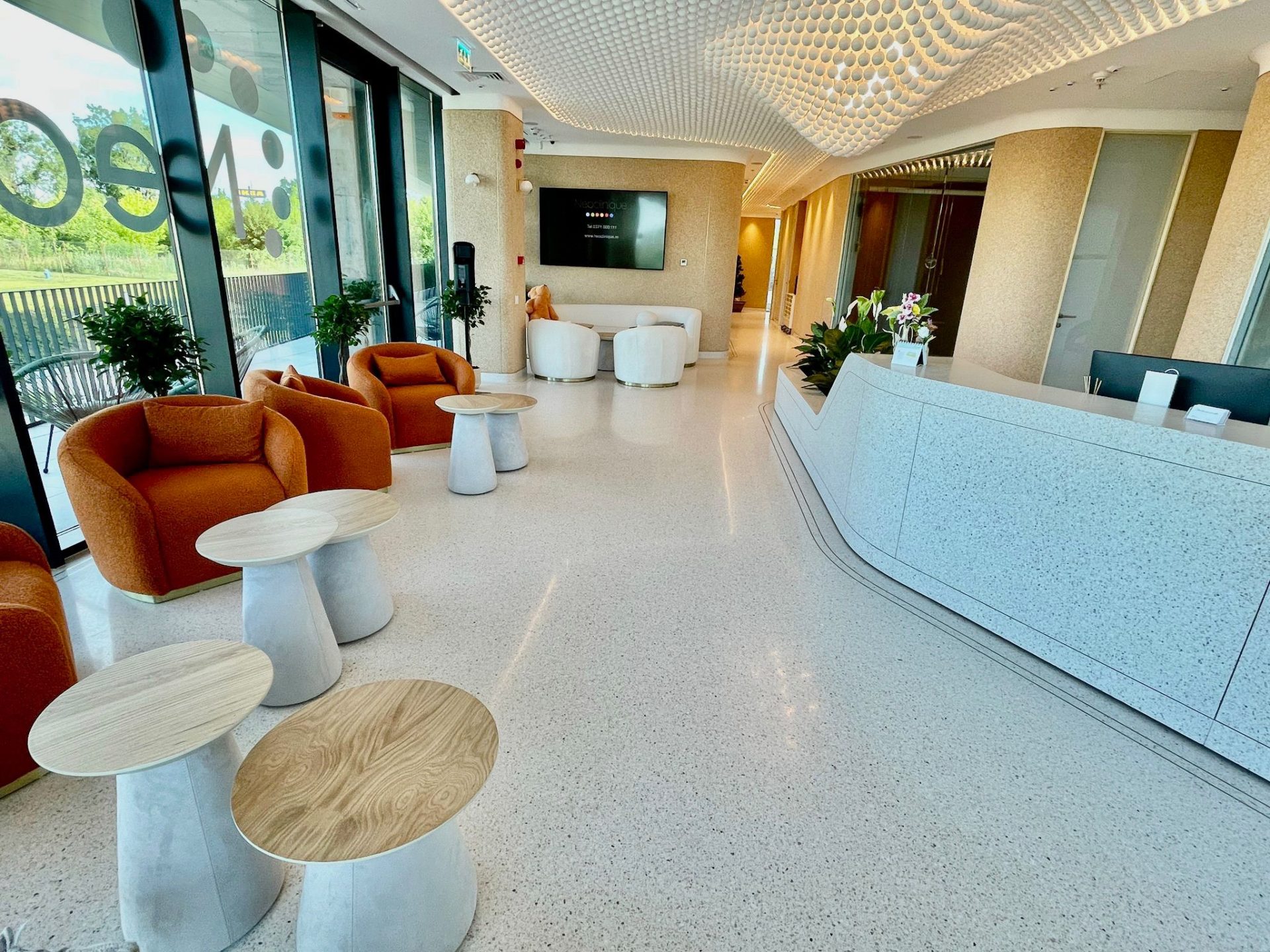terrazzo at the neoclinique nord bucharest